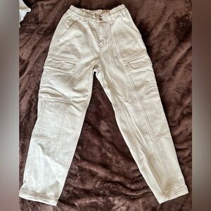 PacSun Women’s Cream Cargo Pants